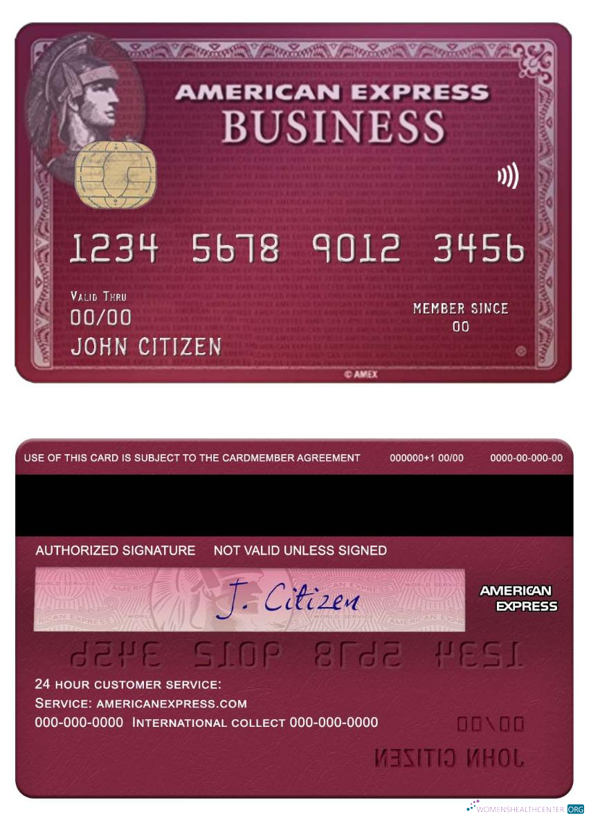 Download USA BB&T Corp. bank amex business plum card Photoshop template
